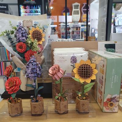 [Maquette] Kits de fleurs en bois pour des bouquets ternels