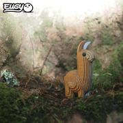 Mini-maquette Eugy Lama 9.2 cm à construire en Carton 3D