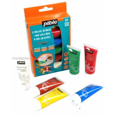 Kit peinture Gouache 6 tubes 20 ml Primacolor Pébéo