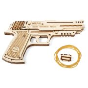Ugears Maquette Bois Pistolet Wolf-01 Puzzle 3D mécanique