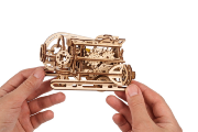 Ugears Maquette Bois Mini Steampunk sous-marin 14 cm Puzzle 3D Mécanique