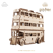 Ugears Maquette Bois Harry Potter Bus 3 étages The Knight Bus Puzzle 3D Mécanique