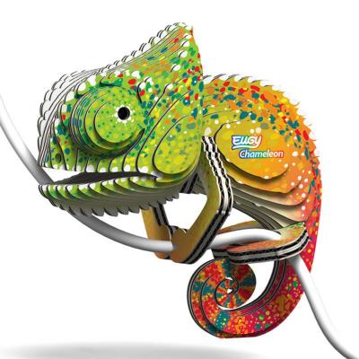 Mini-maquette Eugy Caméléon 7.5 cm en Carton 3D