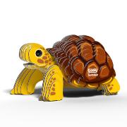 Mini-maquette Eugy Tortue Jaune 7.5 cm à construire en Carton 3D