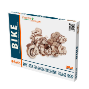 Maquette mécanique en bois Moto Bike 273 pièces 23×12×8cm Puzzle 3D Ewa Eco Wood Art