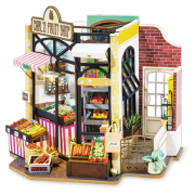 Kit Maquette 3D Boutique Primeur à fabriquer Carl's Fruit Shop 22 cm DG142 Rolife