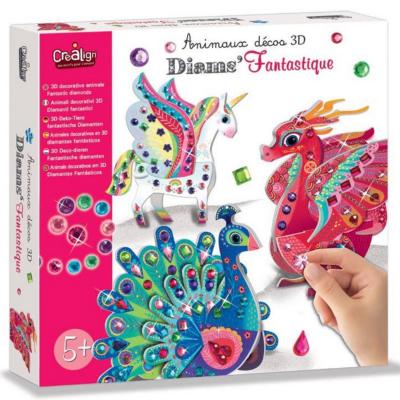 Coffret Diams 3 Animaux Fantastiques 3D à construire Crealign