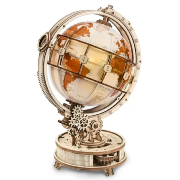 Maquette en bois Globe Lumineux 29 cm ST003 180 pièces à fabriquer Rokr