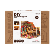 Kit Maquette 3D Cheers Bar&Dining miniature à fabriquer 22x15x18 cm DG173 Rolife