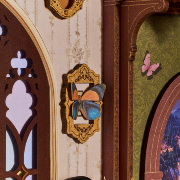 Kit Maquette Book Nook à fabriquer Coin Magique 22x12x27cm TGB14 Serre-livres Magic Fantasy Corner 3D miniature Rolife