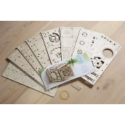 Ugears Maquette Bois Coffre-Fort Safe Puzzle 3D Mécanique 179 pièces