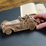 Ugears Maquette Bois Voiture de Sport Rapid Mouse Puzzle 3D Mécanique