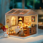 Kit Maquette Super Creator Salon de Thé DW011 Sweet Sips Tea 154 pièces Rolife