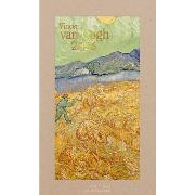 Calendrier mural Luxe 2026 Van Gogh 12 illustrations 12 mois Doré Or chaud 29X49 cm Ed Desastre