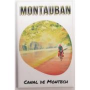 Magnet Montauban Canal de Montech Pédaler Aimant Rectangle 45x68 mm Collection 3 Hélidée