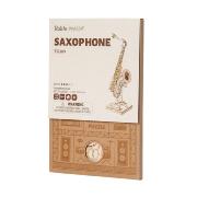 Maquette Bois Musique Saxophone 23 cm Puzzle 3D de 136 pièces TG309 Rolife