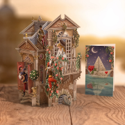 Carte 3D Roméo et Juliette 16x16 Décor en relief avec enveloppe
