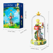 Briques Le Petit Prince Cloche Boite aux Lettres Construction Wishing Mailbox  H 19.7 cm Pantasy