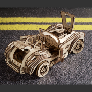 Ugears Maquette Bois Voiture Drift Cobra Racing Puzzle 3D Mécanique 370 pièces
