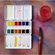 Aquarelle Fine Boite Pocket Métal 12 1/2 godets Pébéo