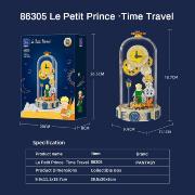 Briques Le Petit Prince Cloche Horloges Construction Time travel H 19 cm Pantasy