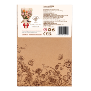Maquette Bois Pot de Fleurs Gerbera Orange Clair Puzzle 3D de 105 pièces TW111 Rolife