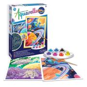 Kit Peinture Aquarellum Phospho Cosmos 2 Tableaux 25x32cm Sentosphère