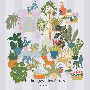 Calendrier mural 2026 Le langage des Fleurs Emilie Gauvrit 12 illustrations 30X30 cm Blue Art Editions