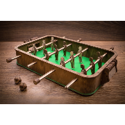 Maquette mécanique en bois Babyfoot 112 pièces 36×37×8cm Puzzle 3D Table Football Ewa Eco Wood Art