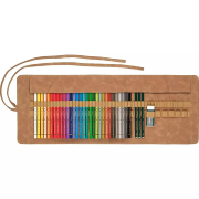 Crayons de couleur Polychromos Trousse roulée  34 pièces Faber Castell