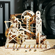 Maquette en bois Circuit à billes 25 cm LG503 260 pièces Rokr