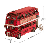 Kit Maquette 3D Puzzle London Bus Tour 19x8x11cm TGM02 Creation Set Rolife