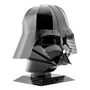 Maquette Métal Star Wars Tête Darth Vader 7 cm 23 pièces Aluminium Noir MMS314 Metal Earth