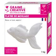 Plâtre de Moulage Blanc 1 kg Graine Créative