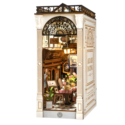 Kit Maquette Book Nook à fabriquer Arcade Dating 19x11x25 cm TGB10 Serre-livres Ruelle Marchande 3D miniature Rolife