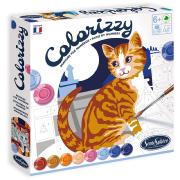 Kit Peinture par Numéros Chats 2 Tableaux Colorizzy Sentosphère