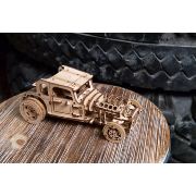 Ugears Maquette Bois Voiture Ancienne Hot Rod Furious Mouse Puzzle 3D Mécanique