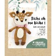 Kit Amigurumi Biche 17cm à créer au Crochet Graine créative