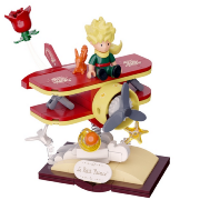 Briques de construction Le Petit Prince Avion rouge  H 14 cm Starry Ride Plane Pantasy
