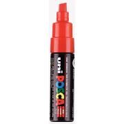 Marqueur Peinture Posca PC8K Rouge Pointe large biseautée 8 mm