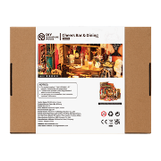 Kit Maquette 3D Cheers Bar&Dining miniature à fabriquer 22x15x18 cm DG173 Rolife