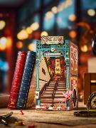 Kit Maquette Book Nook à fabriquer Scène de Rue 23x13x25cm TGB13 Serre-livres Street Scene 3D miniature Rolife