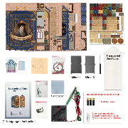 Kit Maquette Book Nook Leonard de Vinci 27x19x11 cm TQ135 Serre-livres 387 pièces Miniature 3D  ToneCheer