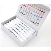 Feutres Graph'It Brush 12 couleurs Mix Gris Marqueurs à Alcool Double-Pointe Pinceau et Fine