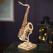 Maquette Bois Musique Saxophone 23 cm Puzzle 3D de 136 pièces TG309 Rolife