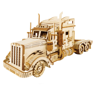 Maquette Bois Camion 22.5cm Puzzle 3D de 286 pièces MC502 Rokr