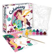 Kit Peinture par Numéros Licornes 2 Tableaux Colorizzy Sentosphère