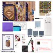Kit Maquette Book Nook Bibliothèque Magique 28.6x7.1x19 cm TQ134 Serre-livres Magical Library Miniature 3D  ToneCheer