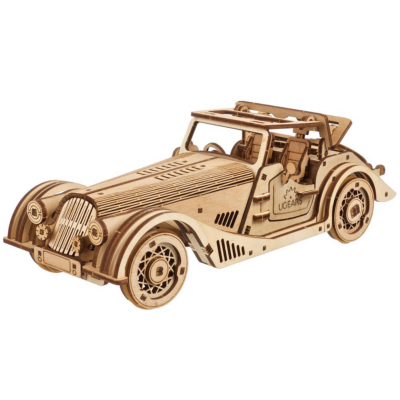 Ugears Maquette Bois Voiture de Sport Rapid Mouse Puzzle 3D Mécanique