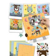 Coffret Portraits en Relief 5 Tableaux Animaux Familiers 3 ans Crealign